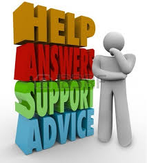 help answers support advice