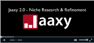 Jaaxy niche research and refinement video