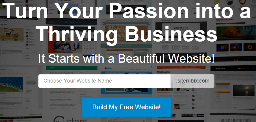 build a stunning free website