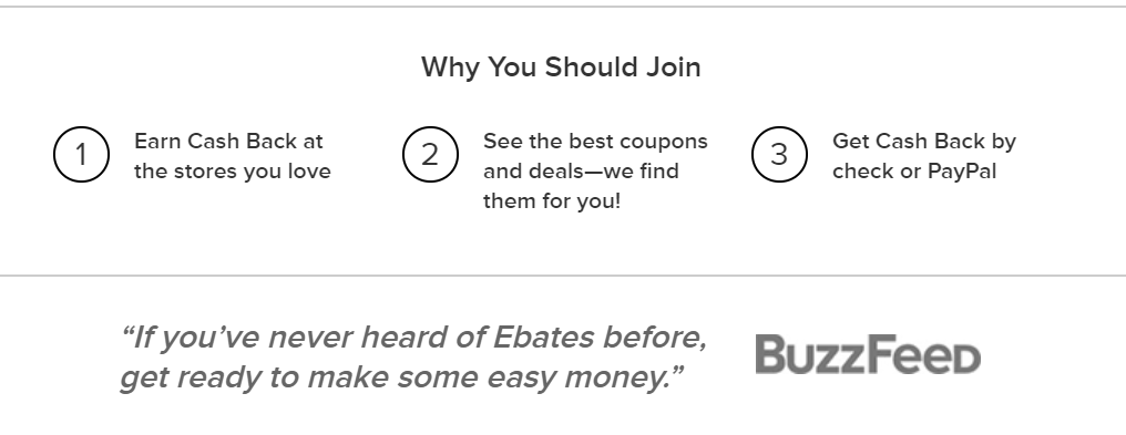 Why join ebates.com