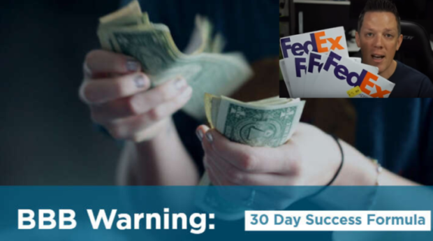 30 day success formula BBB warning